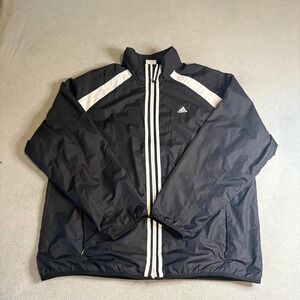 Vintage Adidas black and white‎ track jacket